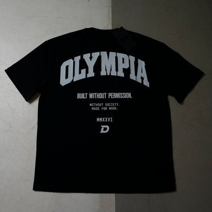 DEMN X OLYMPIA Black Tee