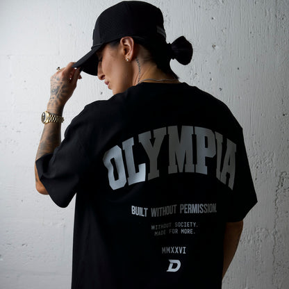 DEMN X OLYMPIA Black Tee