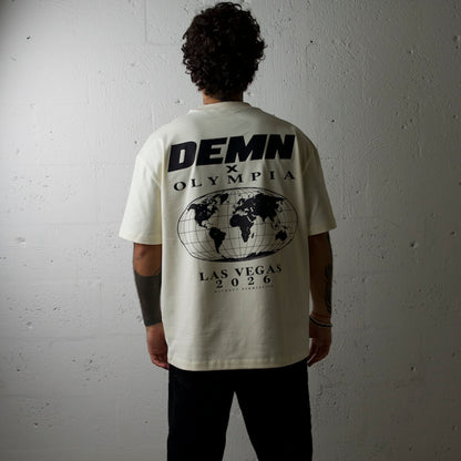 DEMN X OLYMPIA CREAM TEE