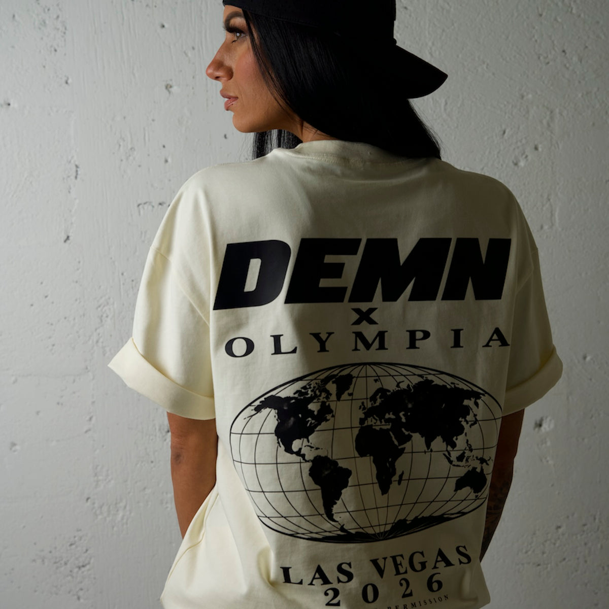 DEMN X OLYMPIA CREAM TEE