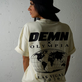 DEMN X OLYMPIA CREAM TEE