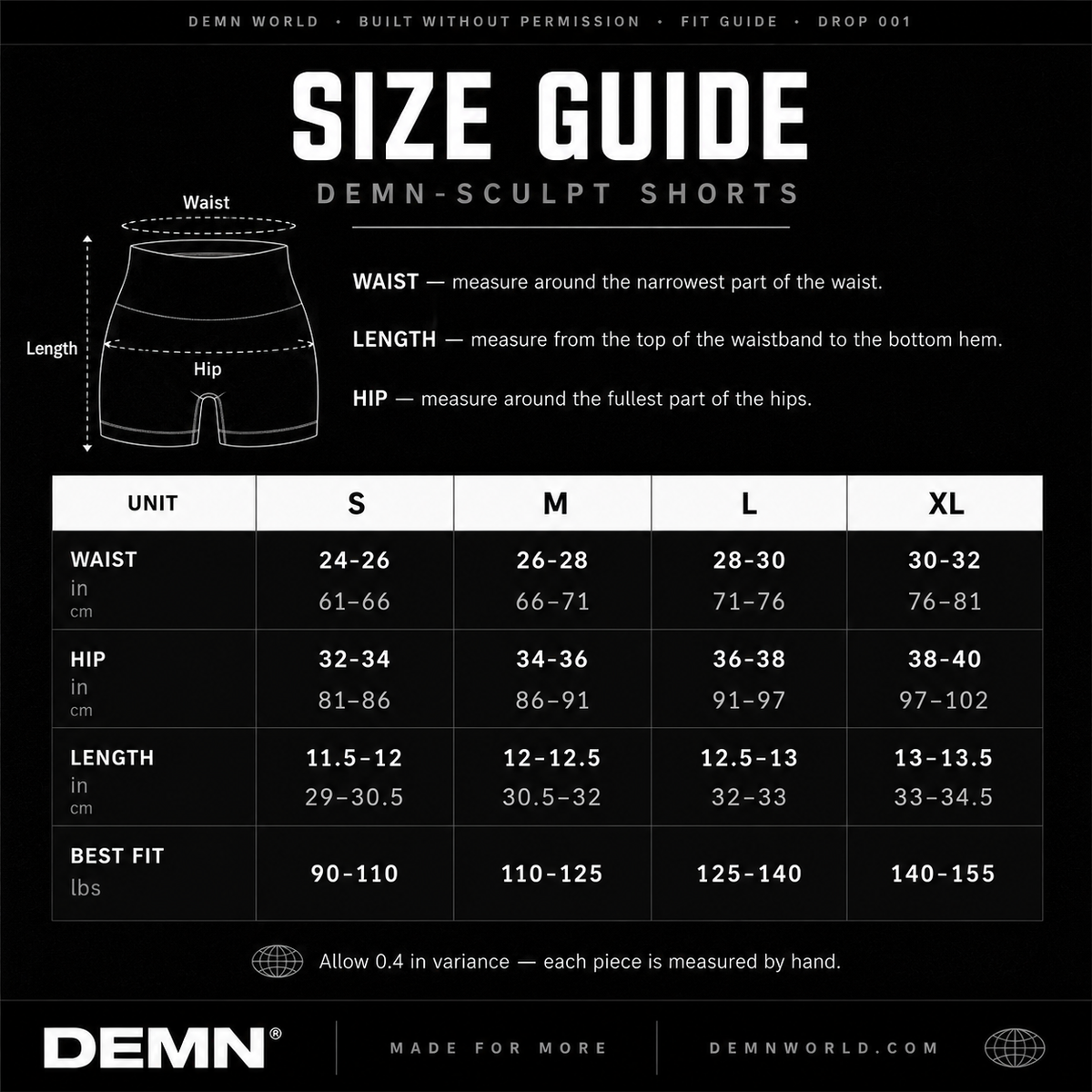 DEMN FIT Shorts