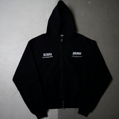 OLYMPIA X DEMN ZIP-UP HOODIE