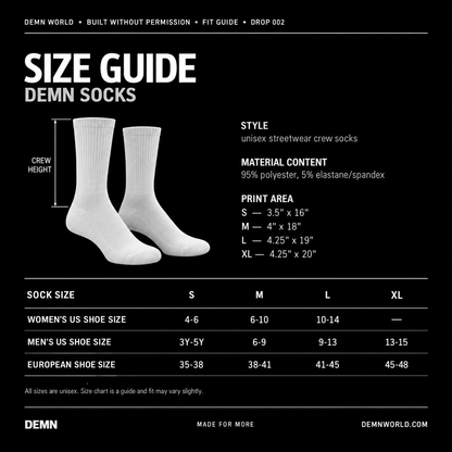 DEMN Drop 002 SOCKS